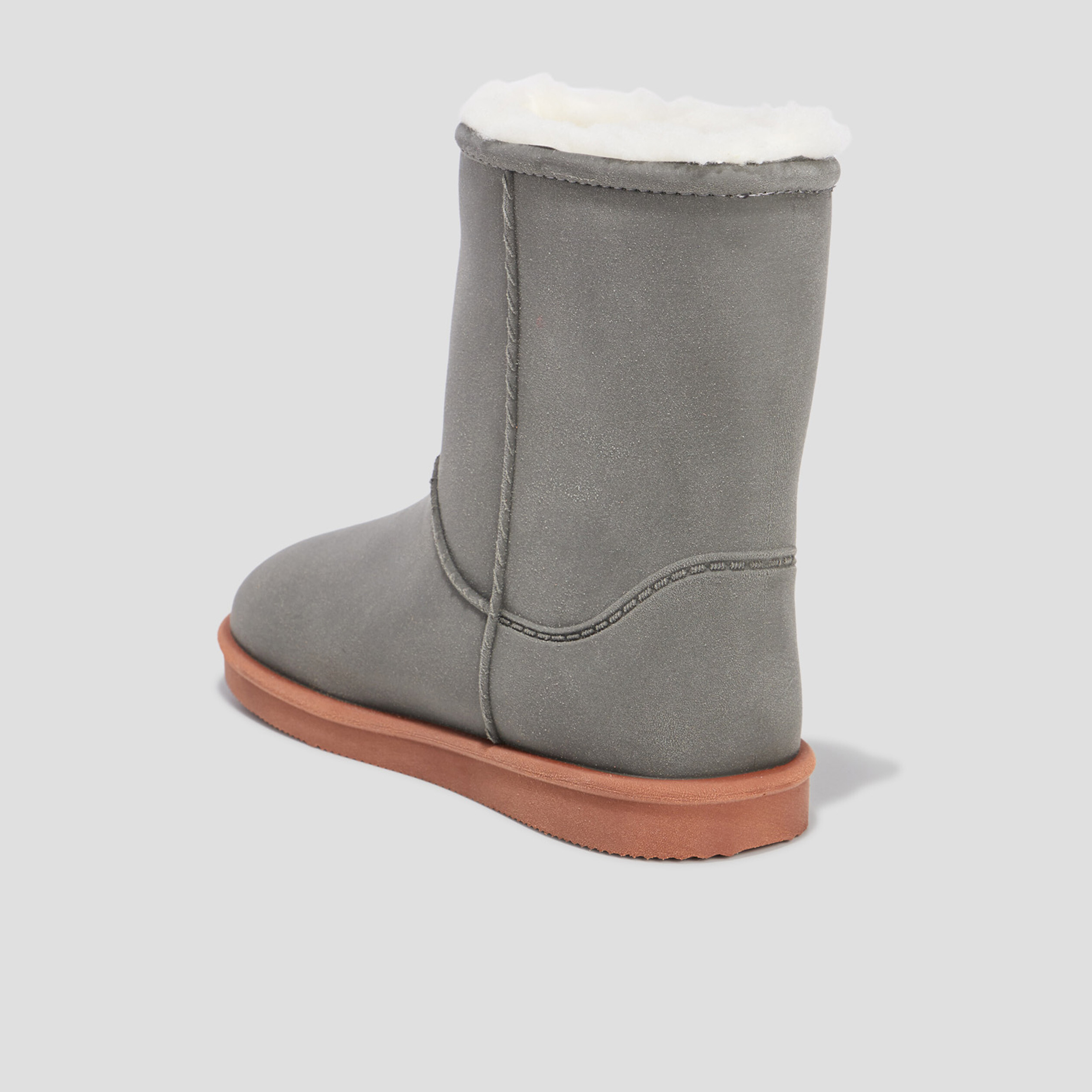 Bottines fourrées vert kaki femme | La Halle
