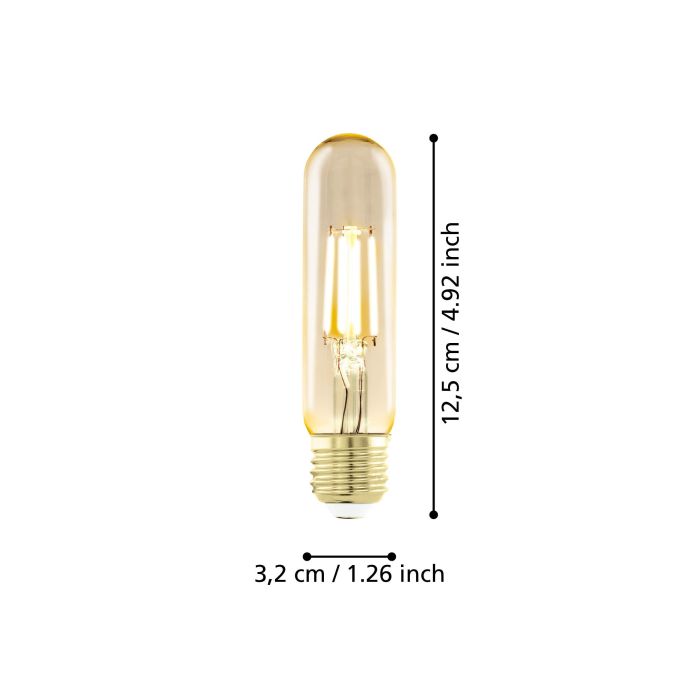 EGLO E27 LED Filament Leuchtmittel Amber warmweiß