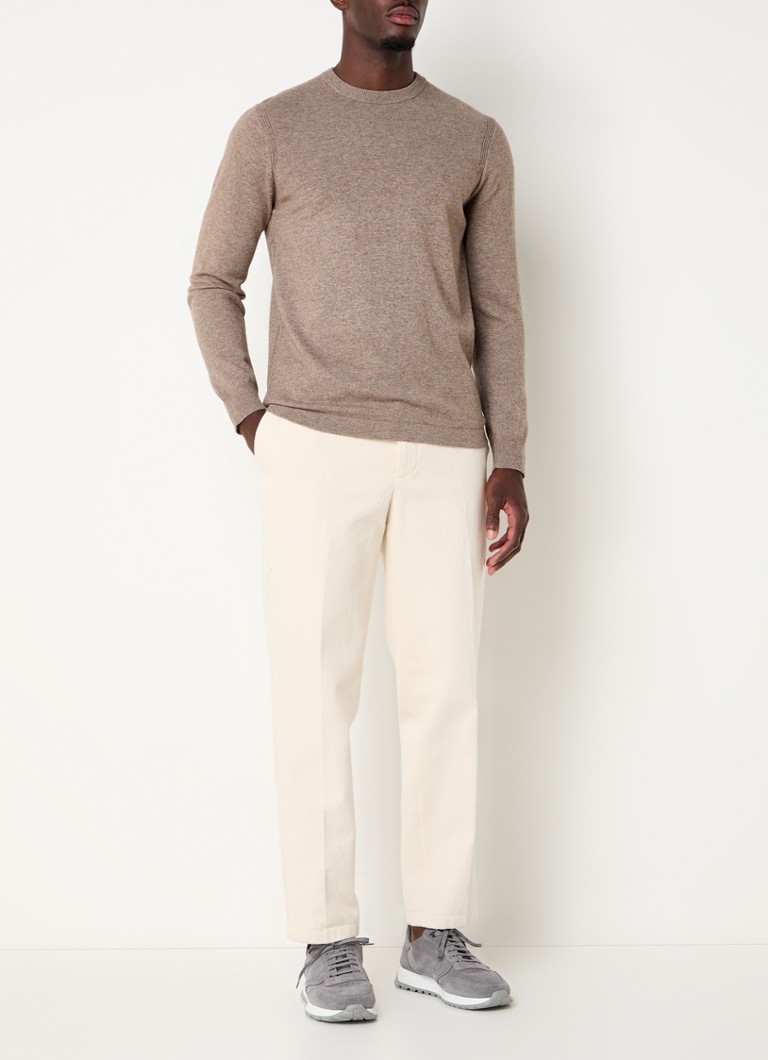 Pantaloni chino Profumo loose fit din bumbac