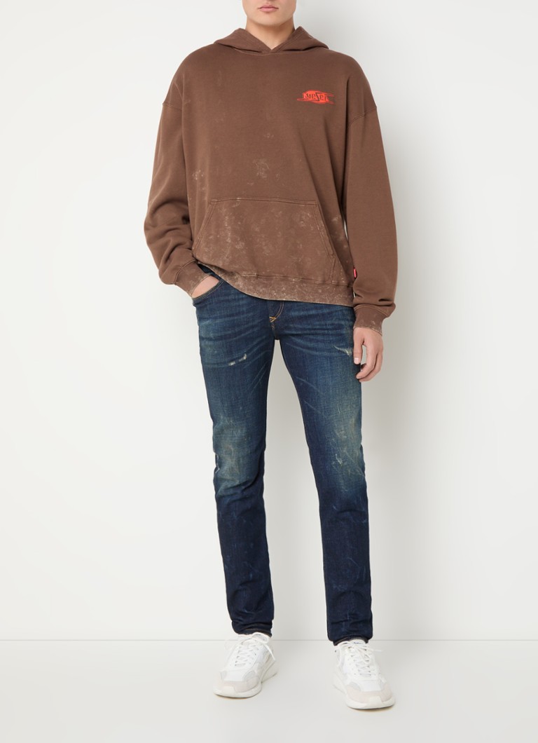 Diesel S-boxt hoodie with logo and back print