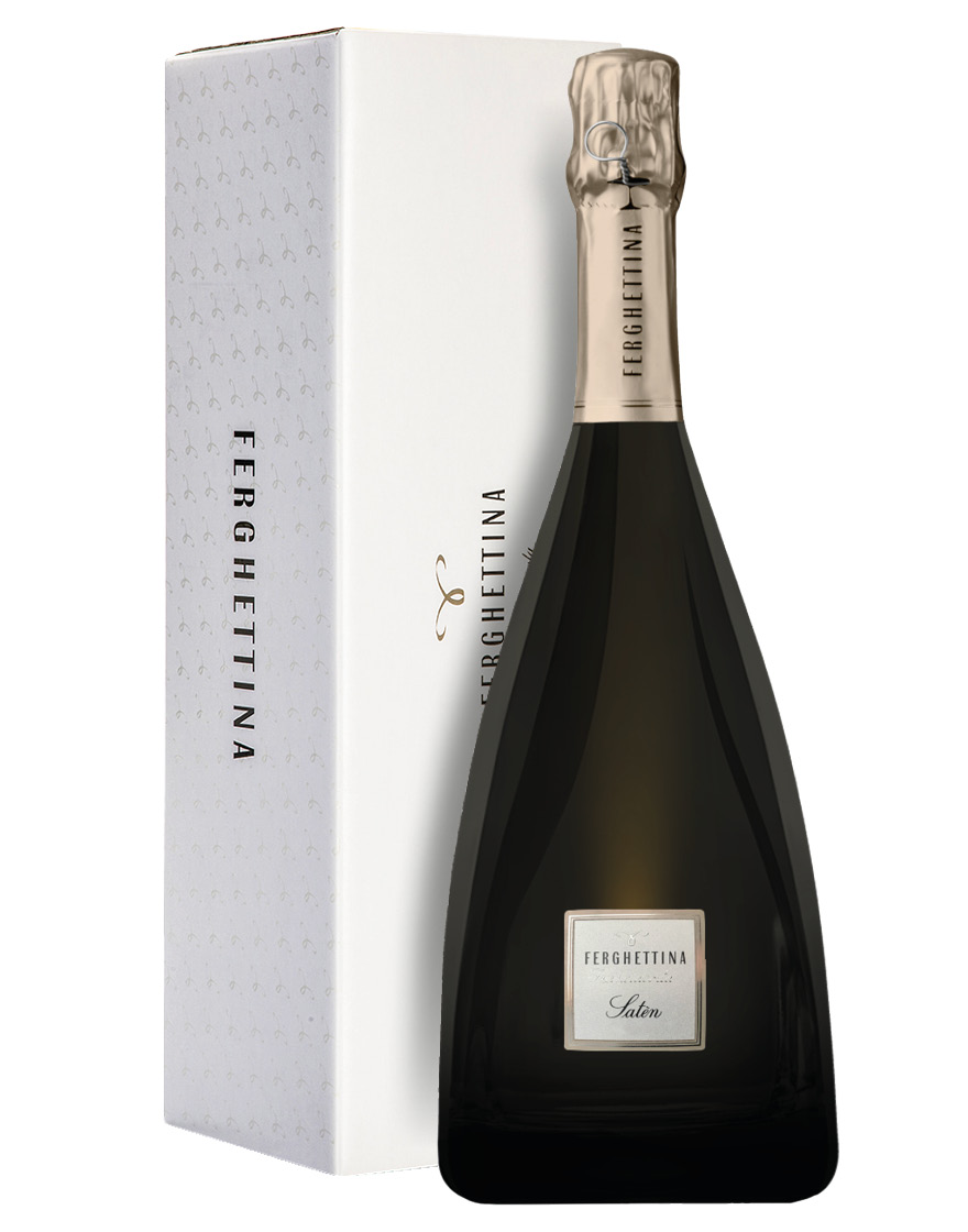 Franciacorta DOCG Brut Satèn 2019 Ferghettina Magnum 1,5 ℓ, En Étui