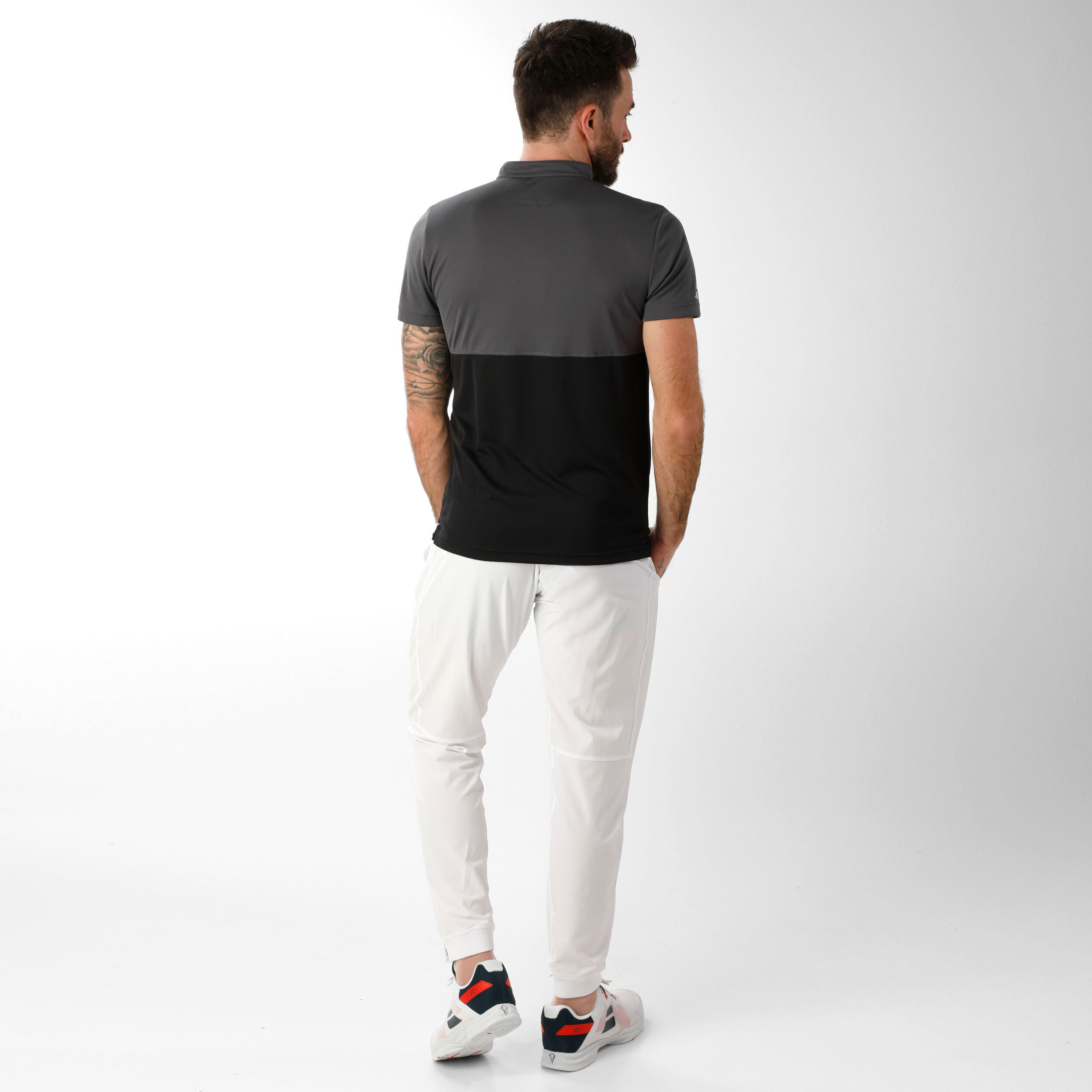 Play Polo Herren - Schwarz, Grau