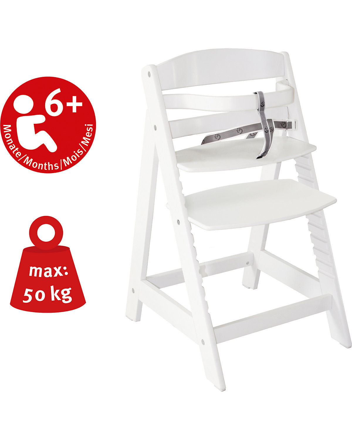 Set Sit Up III inklusive Sitzverkleinerer roba Style grau