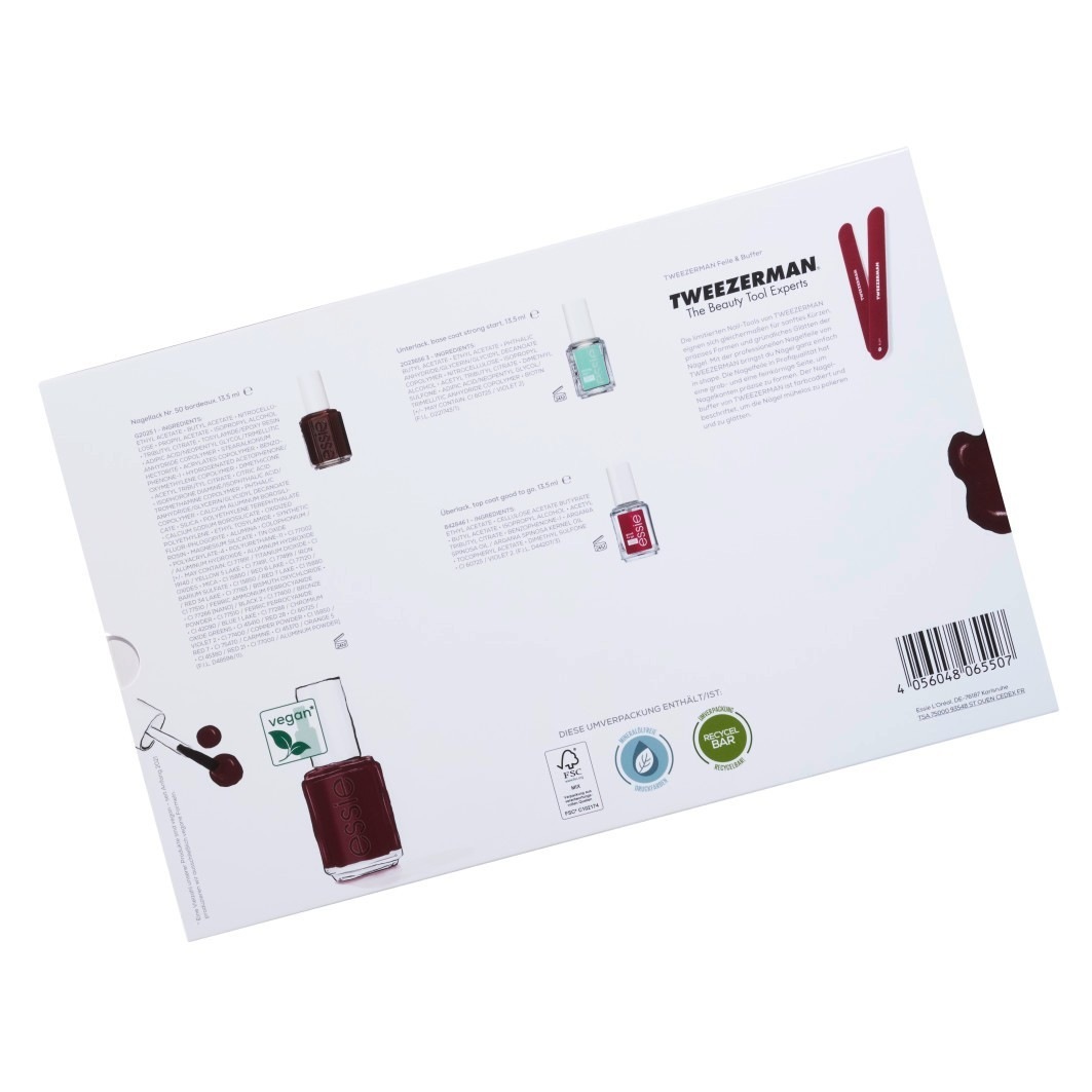 Luxus Geschenkset 2022 mit TWEEZERMAN Nageltools