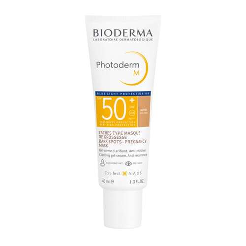 Bioderma Photoderm obarvana čistilna gel-krema SPF 50+ zlata