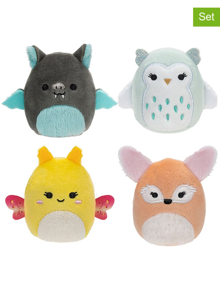 Squishville 4er-Set: Kuscheltiere 