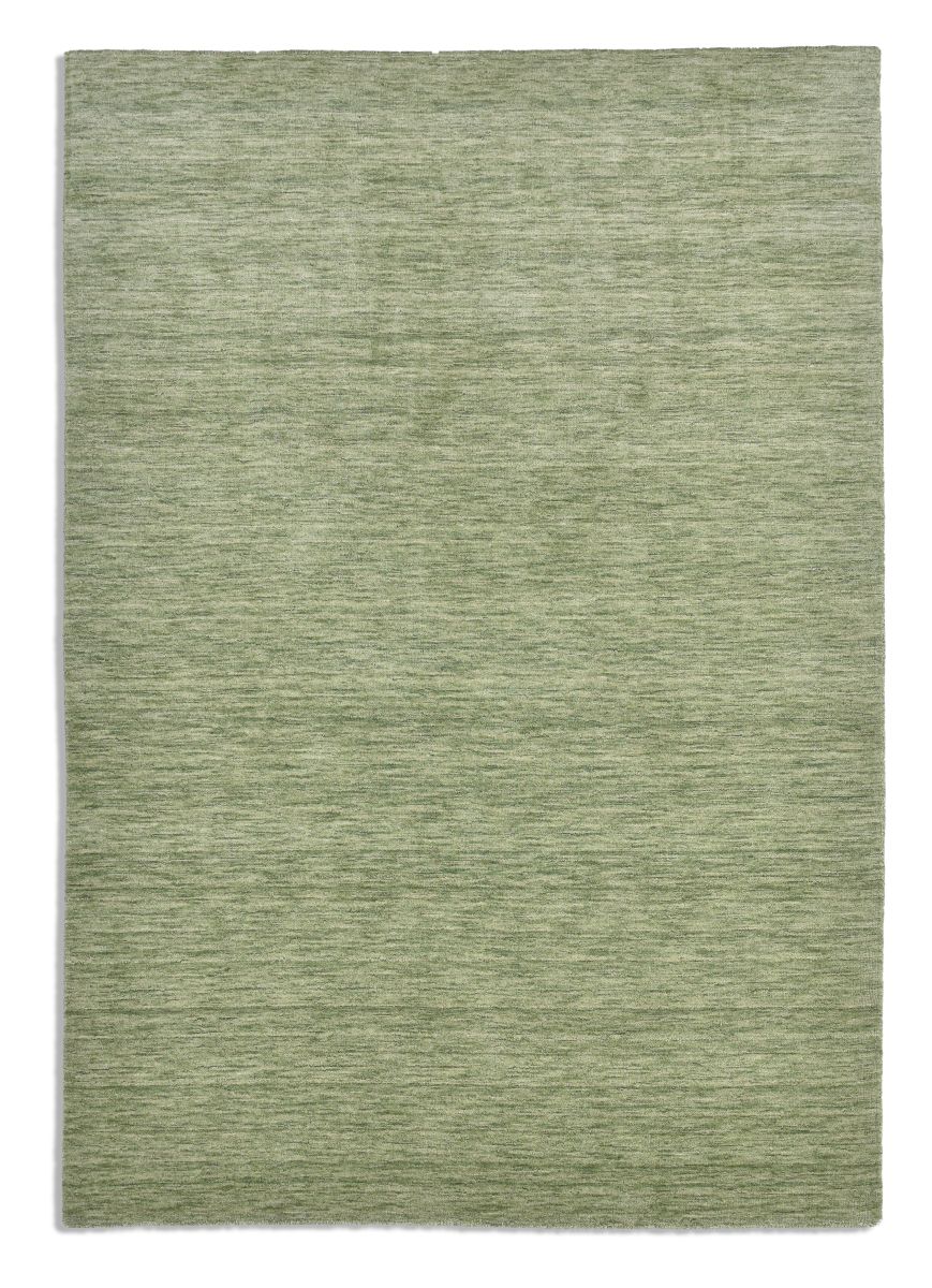 Teppich aus Indien Holi uni Green 40 x 60 cm