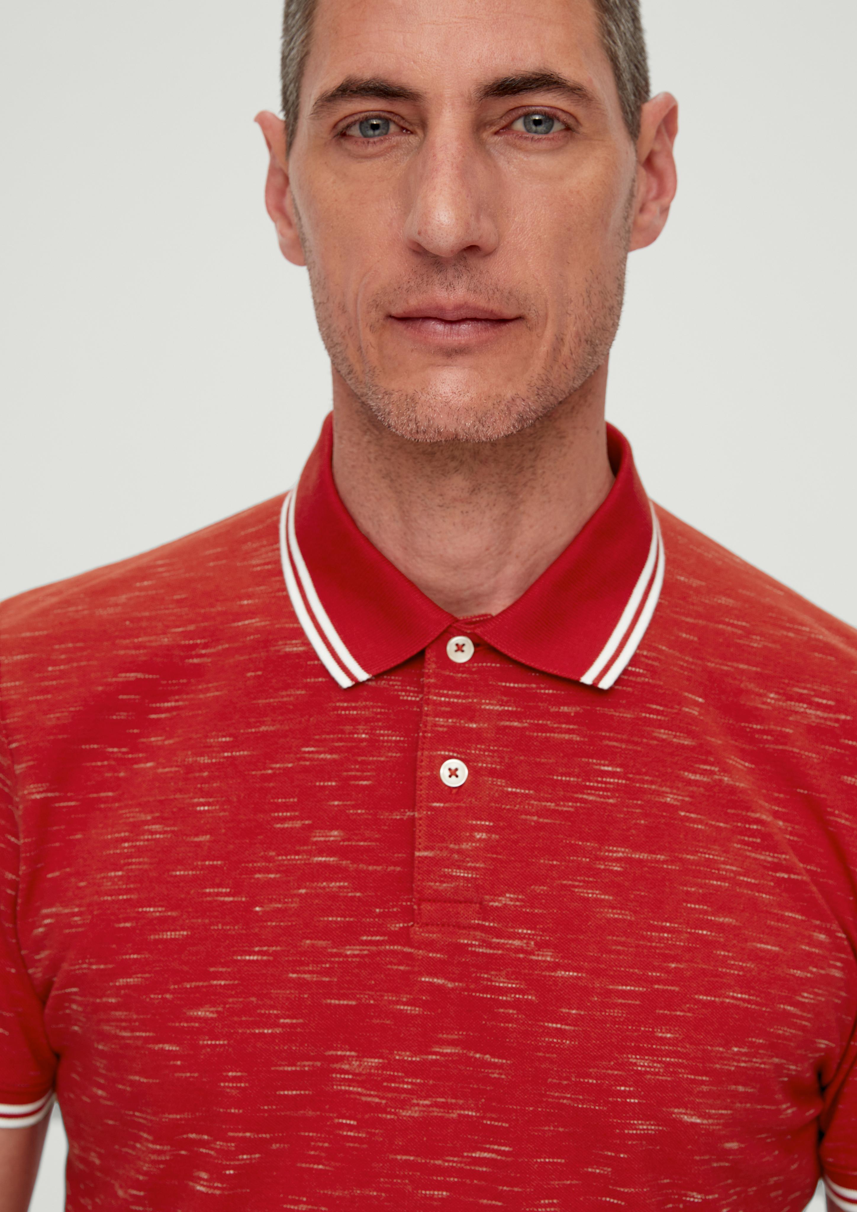 Poloshirt mit Flammgarnstruktur  2131901-30W1