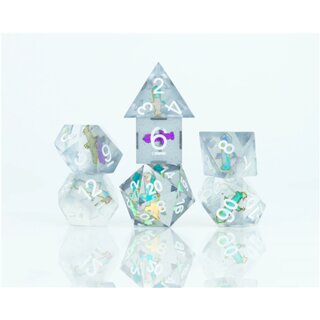 RPG Dice Set - Sharp Dagger (8)