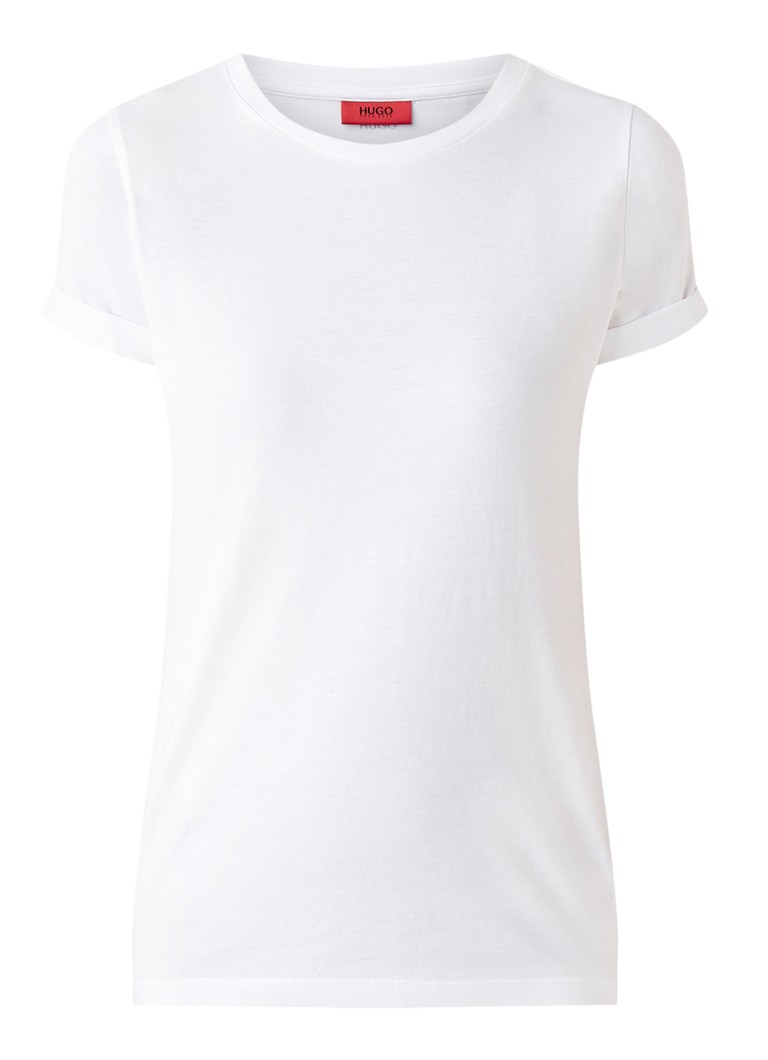 HUGO BOSS The Plain Tee με στρογγυλή λαιμόκοψη