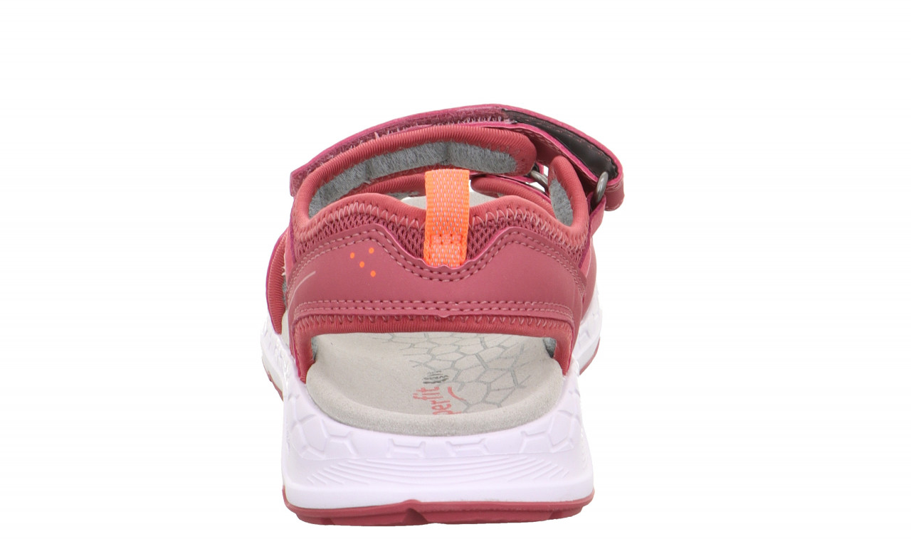 CRISS CROSS - Pink/OrangeSandale mit Klettverschluss