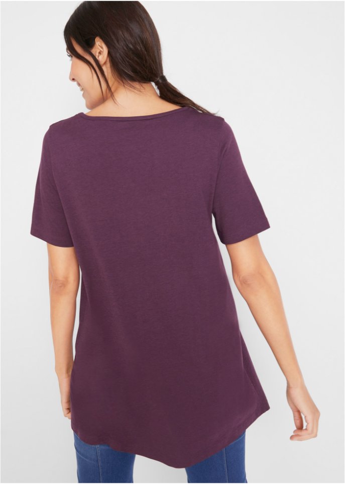 T-Shirt in A-Linien-Form, kurzarm