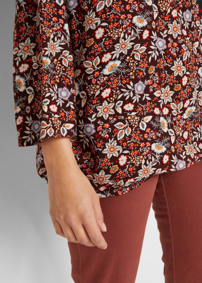 Bluse mit Gummizugbund