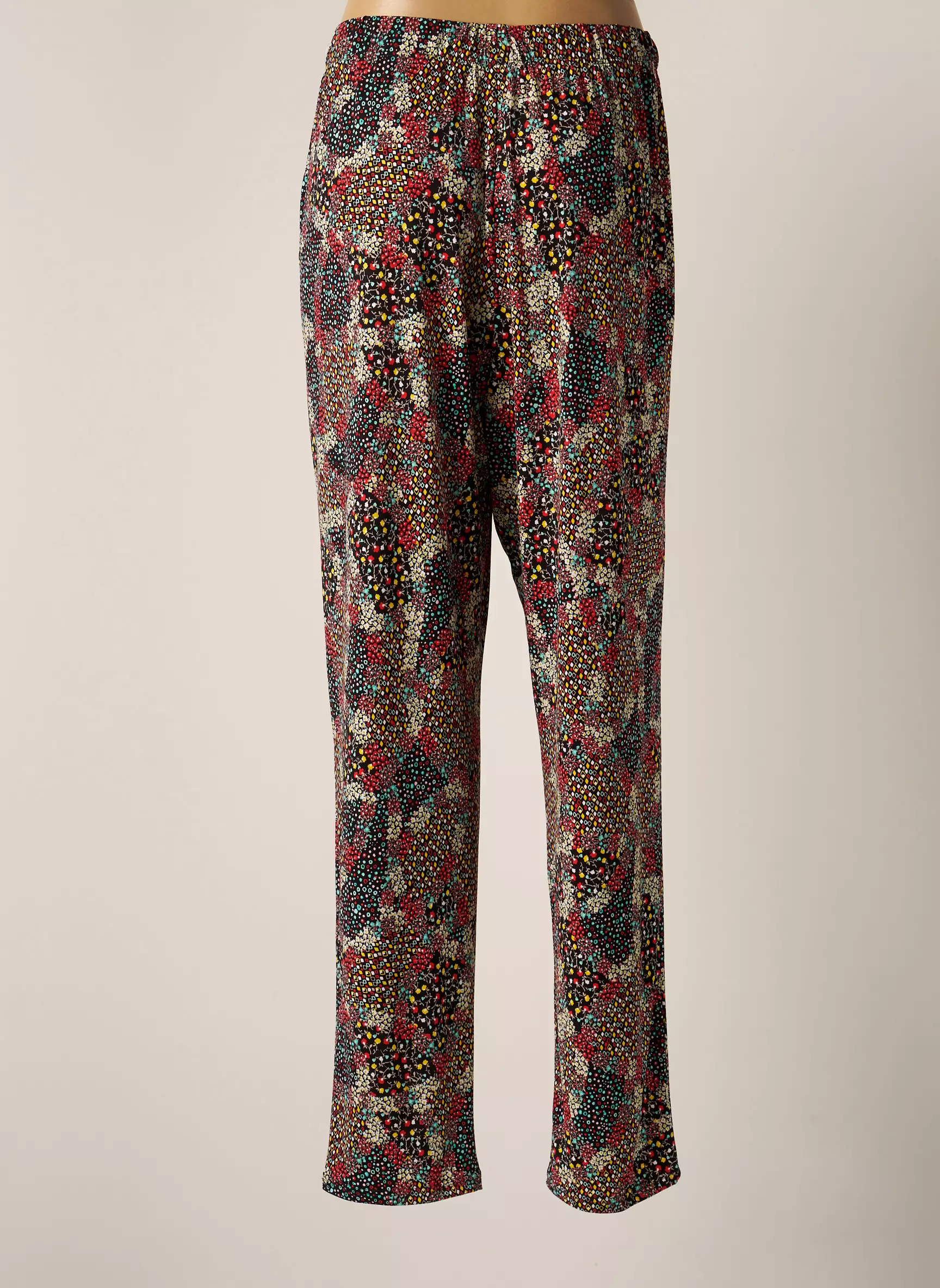 Gevana Pantalons Droits Femme couleur noir