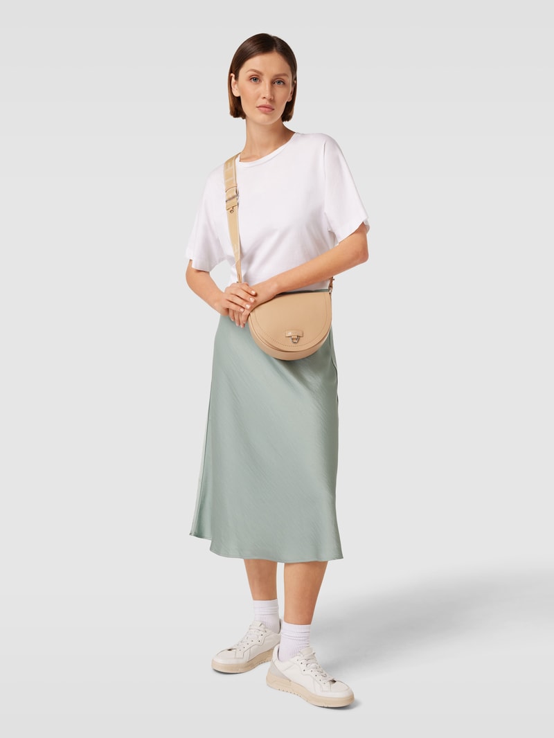 Saddle Bag mit Label-Detail Modell 'BLAIRE' in beige