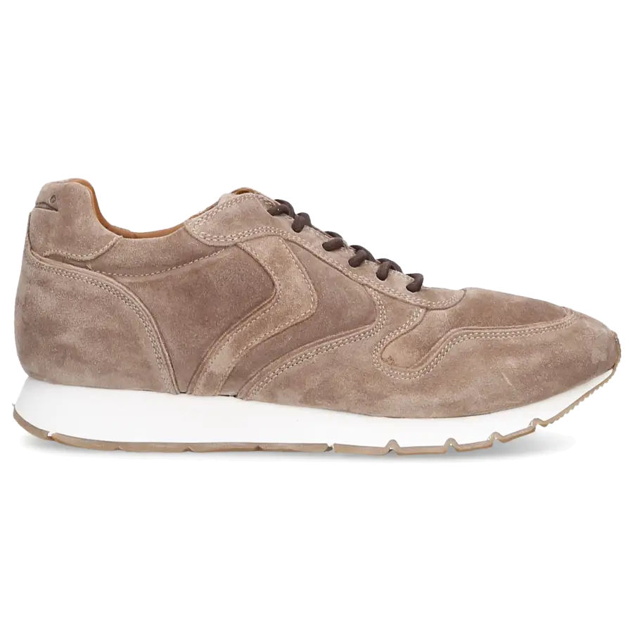 VOILE BLANCHE - Sneaker low LIAM Veloursleder - beige