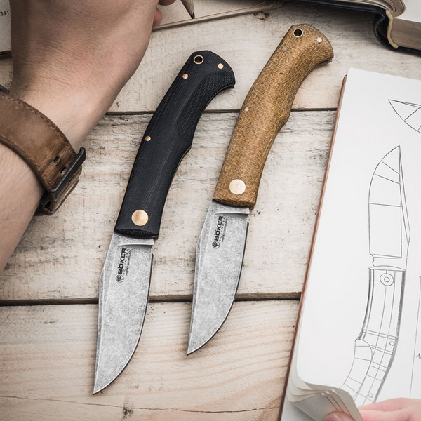 BOXER EDC BROWN - Klappmesser