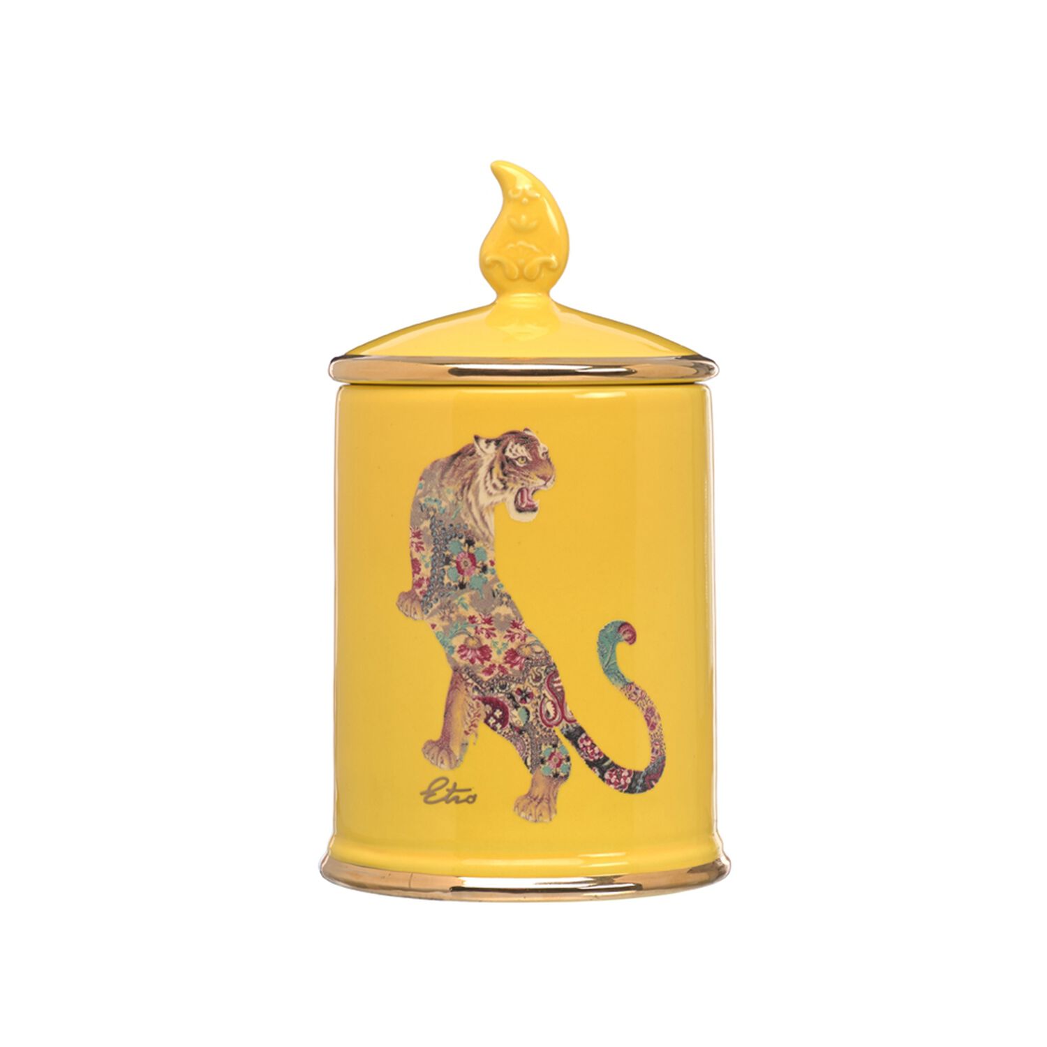 Etro Tiger Bougie Avec Récipient en Céramique 550G