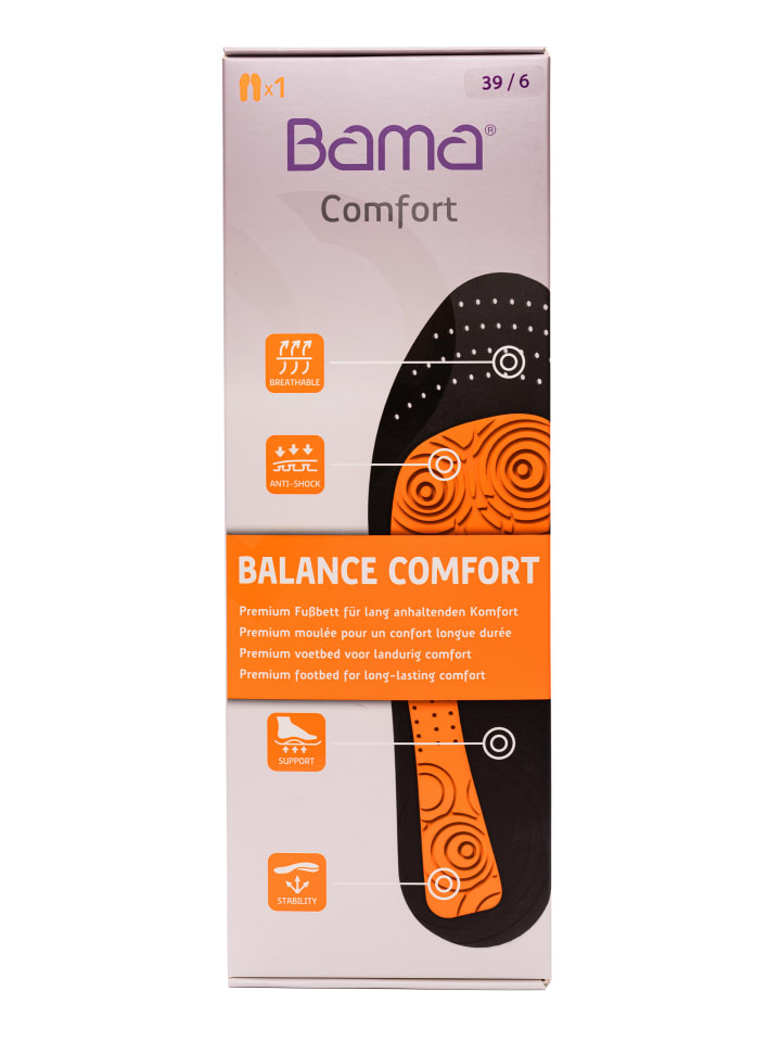 Bama Group Einlegesohle Premium Fußbett BAMA Balance Comfort in brown günstig kaufen