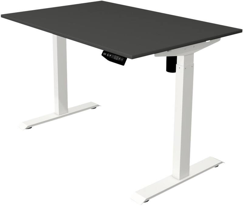 Kerkmann 10359913 Move 1 Elektrisch Höhenverstellbar Sitz-Stehschreibtisch Rechteckig Melamin;Stahl Weiß 1.200 x 800 x 1.230 mm