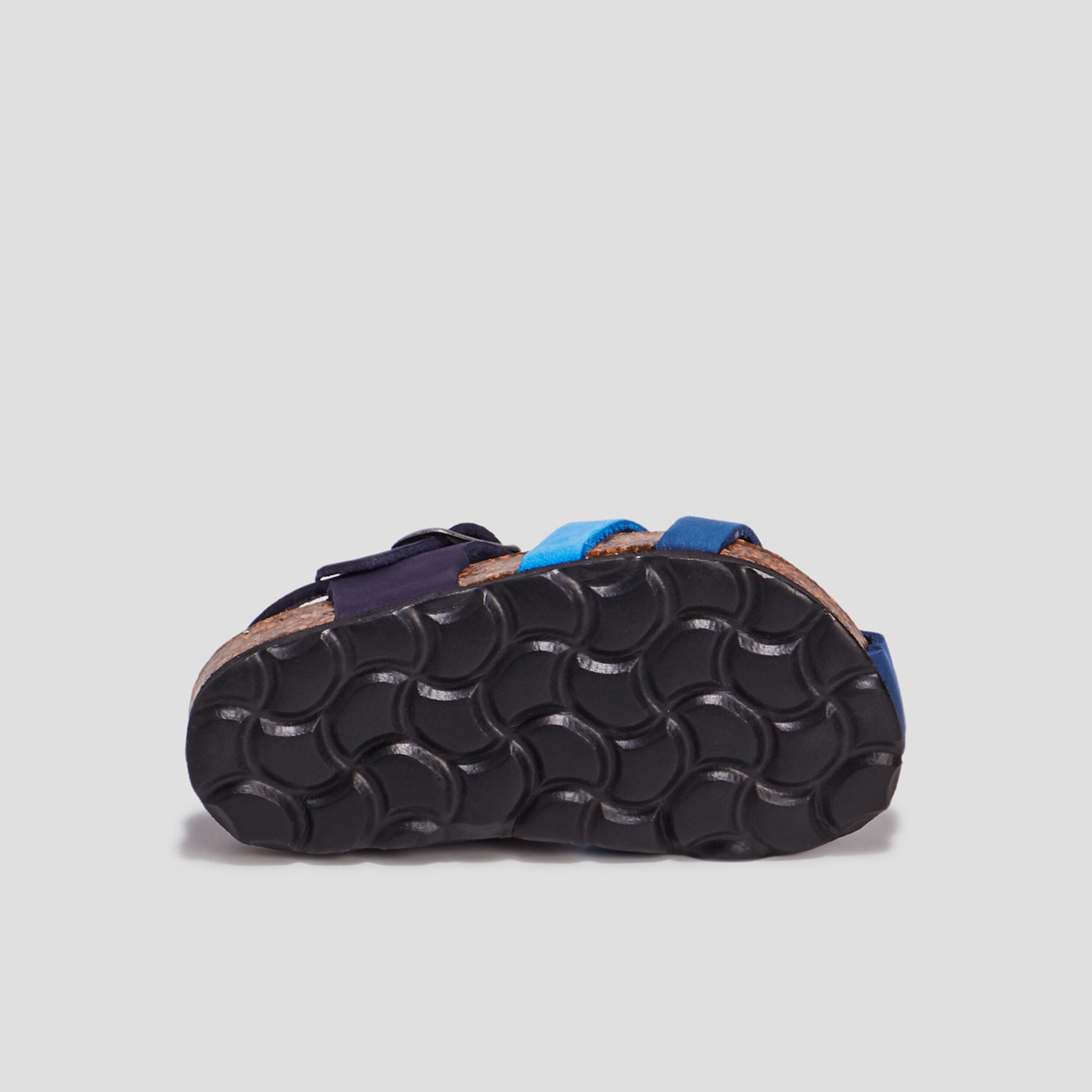 Sandales en cuir bleu marine bébé garçon | La Halle