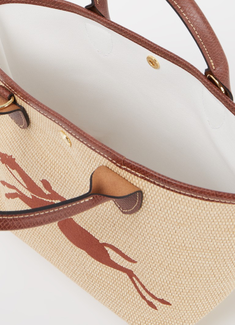 Geantă Longchamp Le Panier Pliage S cu logo brodat