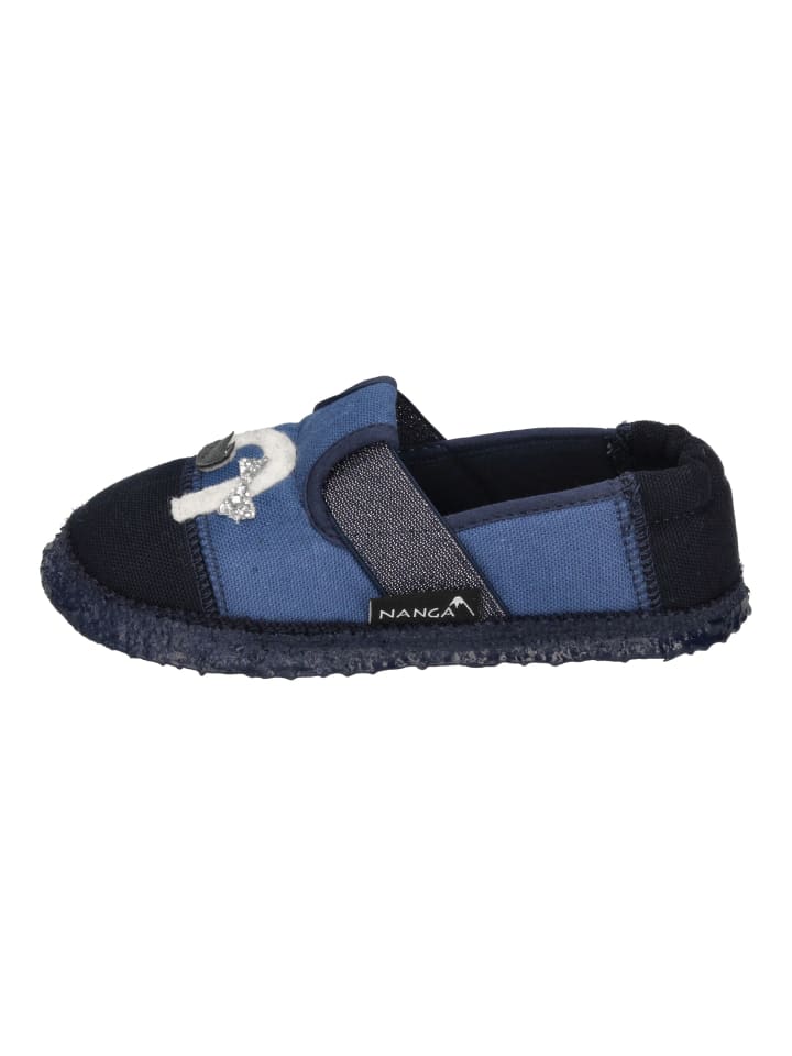 NANGA Hausschuhe Mieze in blau günstig kaufen