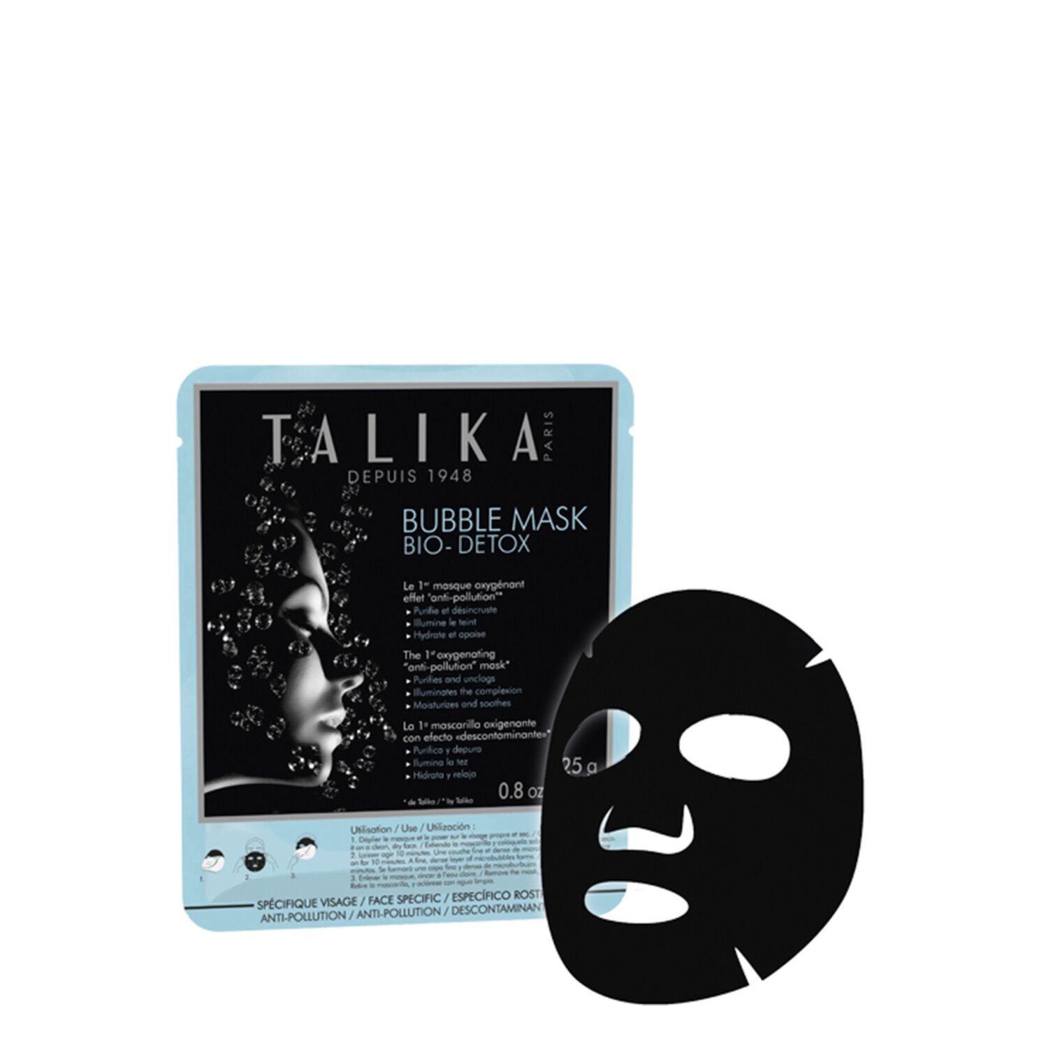 Talika Bubble Mask Bio-Detox Masque Oxygénant Anti-Pollution