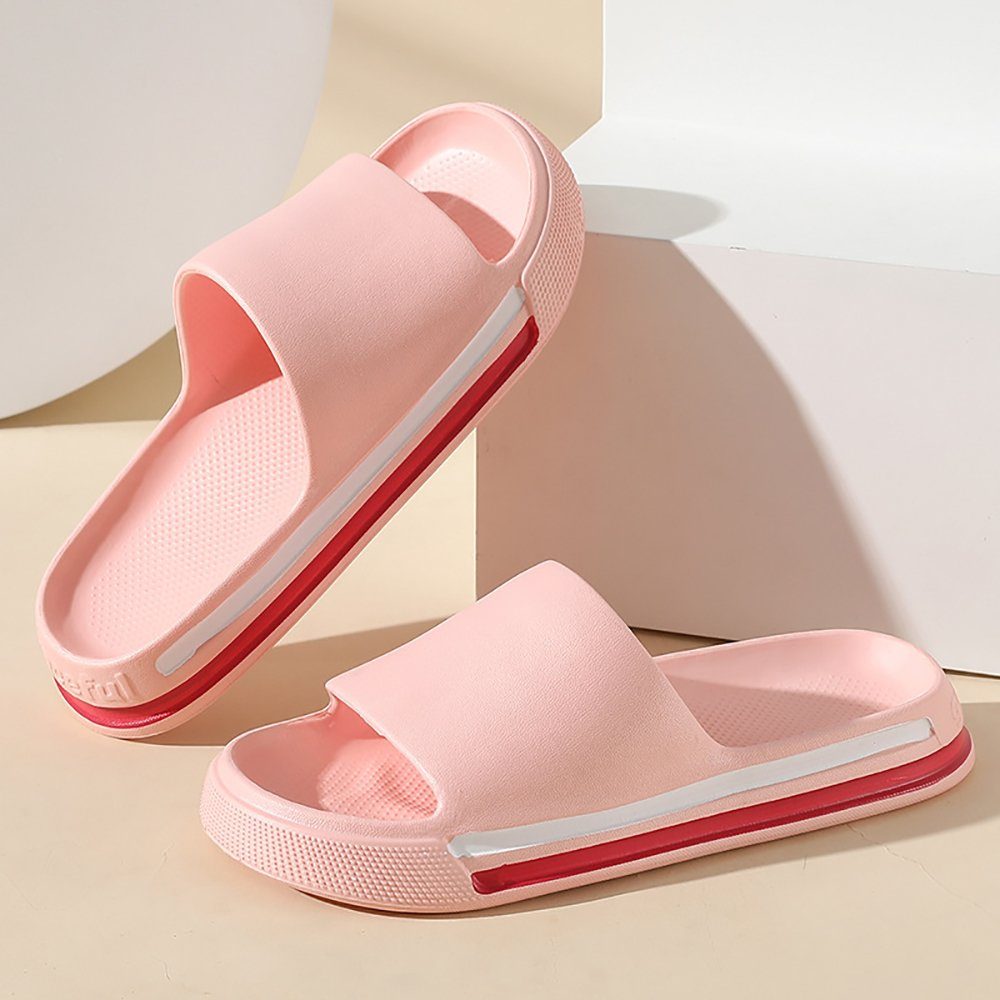 Geistesblitz Damen Schlappen Badesandale (Badeschuhe, 1-tlg., EVA Super Weich Rutschfest) Hausschuhe Damen