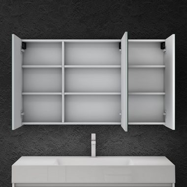 doporro Badezimmerspiegelschrank Wandchrank Aufbewahrungsschrank Badezimmer Spiegelschrank02