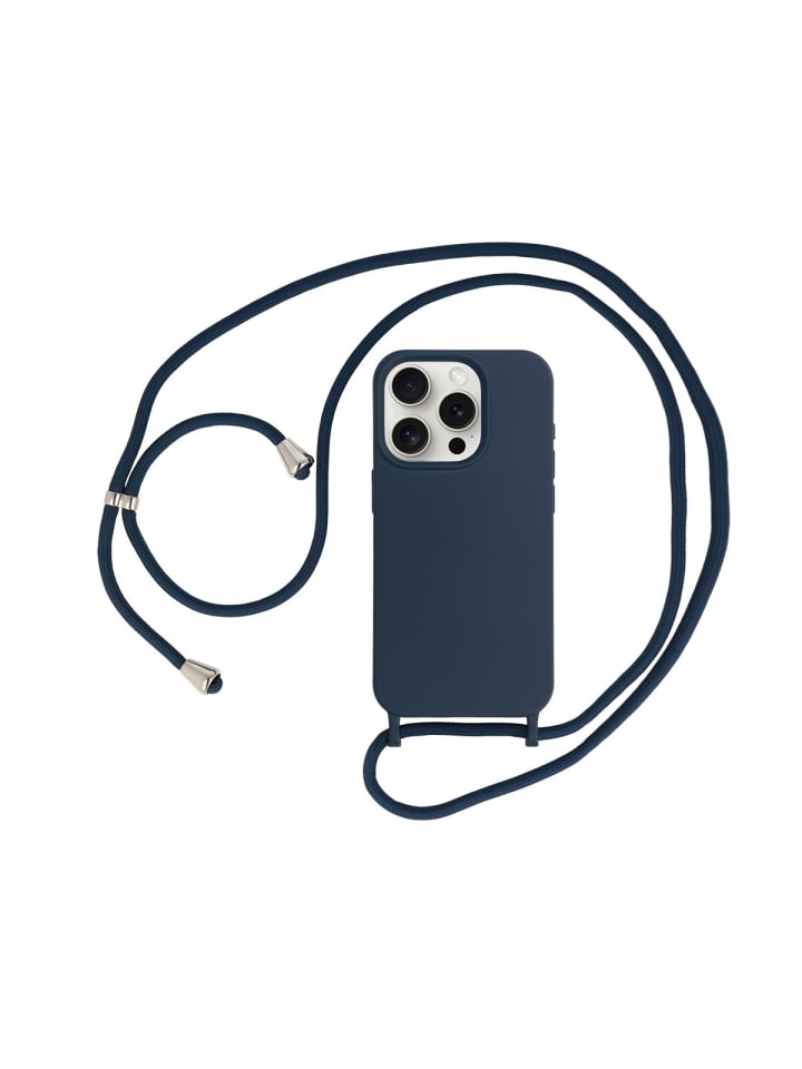 COFI 1453 Handy Hülle Umhängehülle kompatibel mit Iphone 15 Dunkelblau in Dunkelblau günstig kaufen onesize