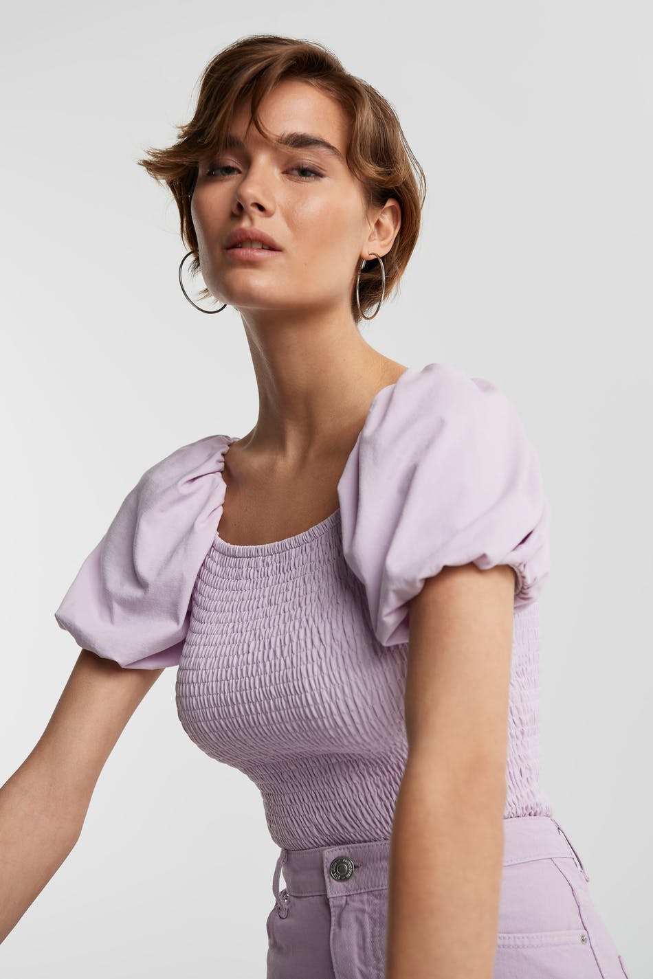 Nelma puff sleeve top