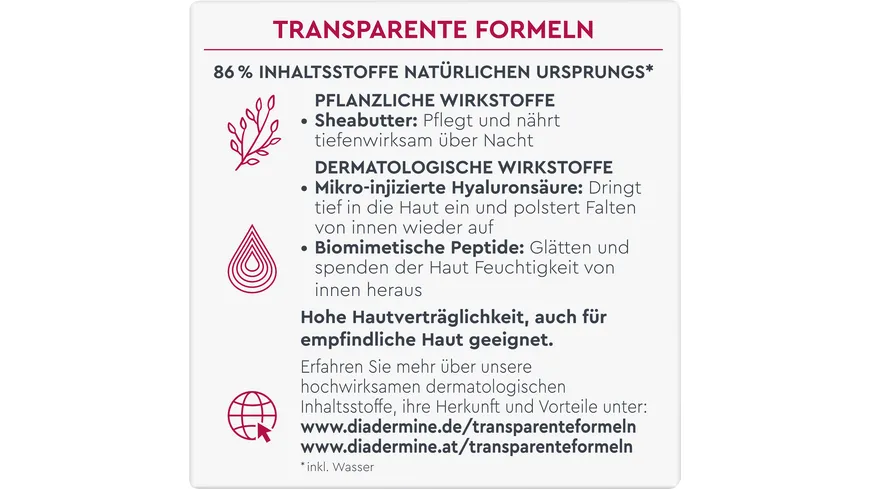 DIADERMINE Lift+ Nachtpflege Super Filler 50 ml