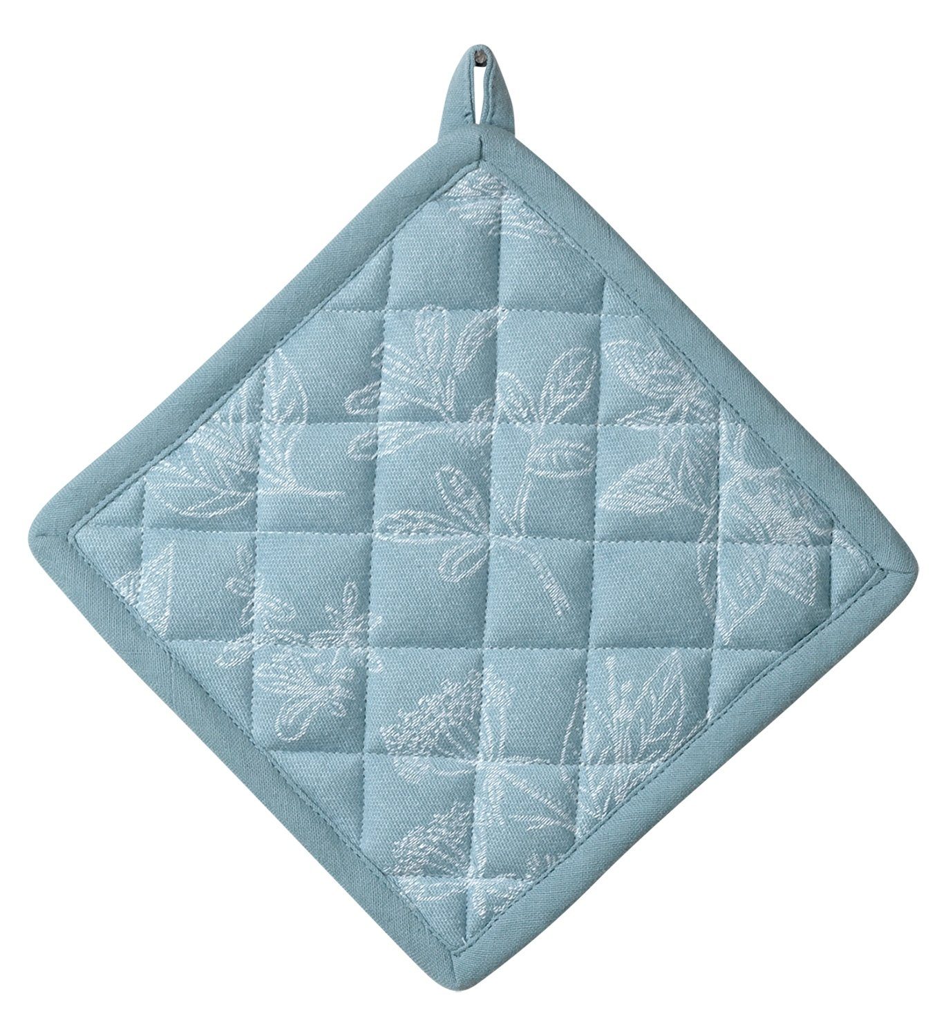 kela Auflaufform Topflappen SVEA, Blau, B 20 cm, L 20 cm, Baumwolle