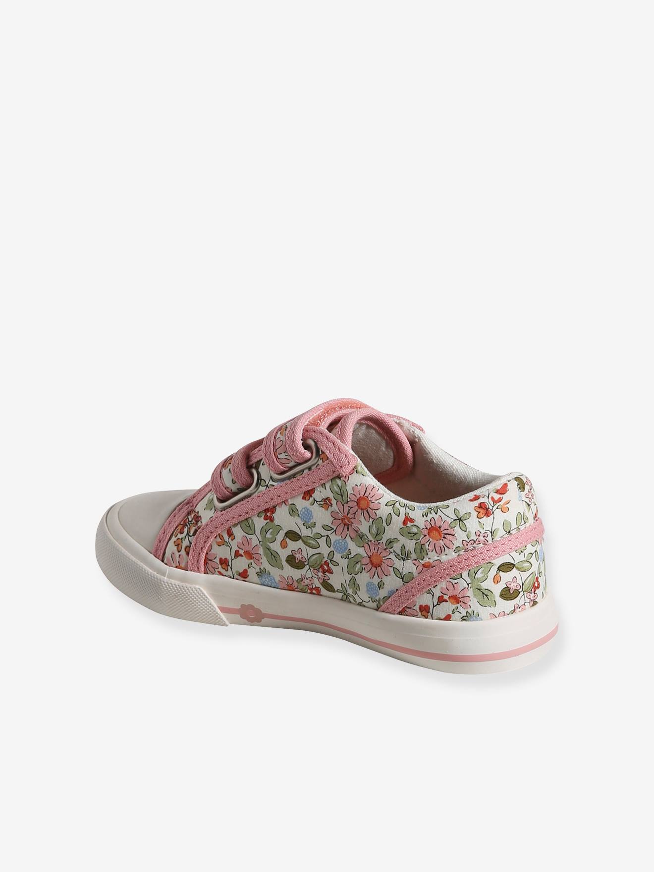 Vertbaudet Mädchen Klett-Sneakers, Anziehtrick - jeansblau