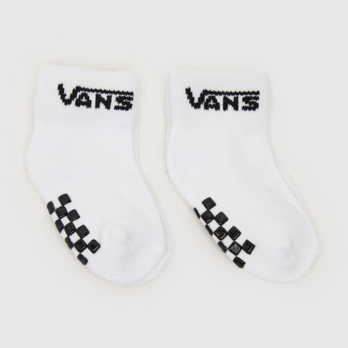 Vans vita och svarta barnsockor med klassisk design, 2-pack