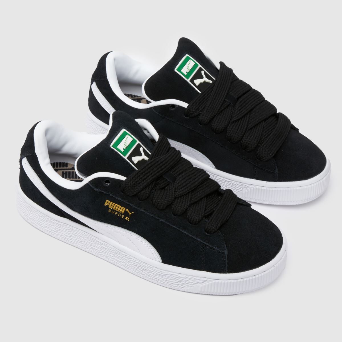 PUMA Suede XL sportcipő fekete és fehér színben
