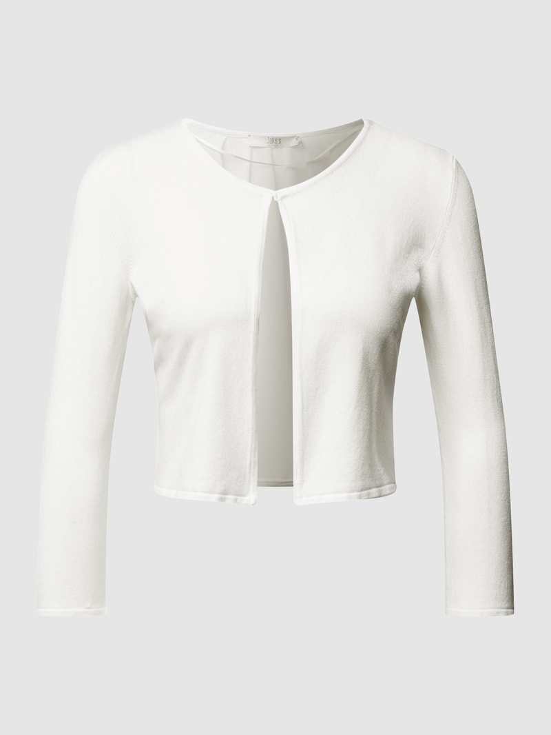 Bolero mit Rückseite aus Chiffon in offwhite