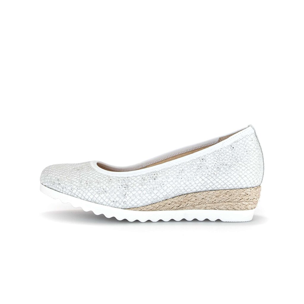 Gabor comfort Keilpumps silber