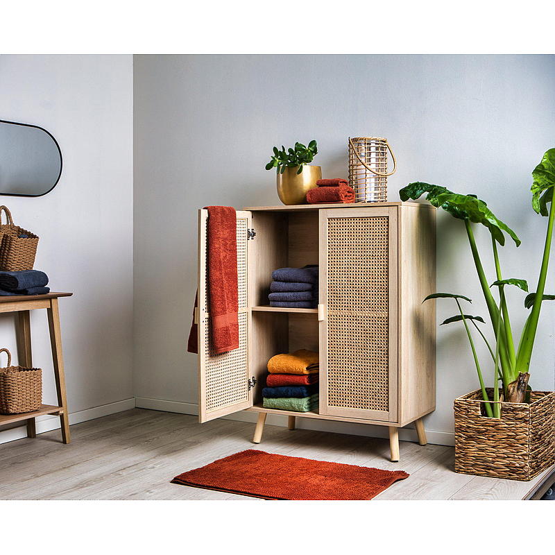 Home Vitrineskap Sunset 80 x 40 x 110 cm, rattan