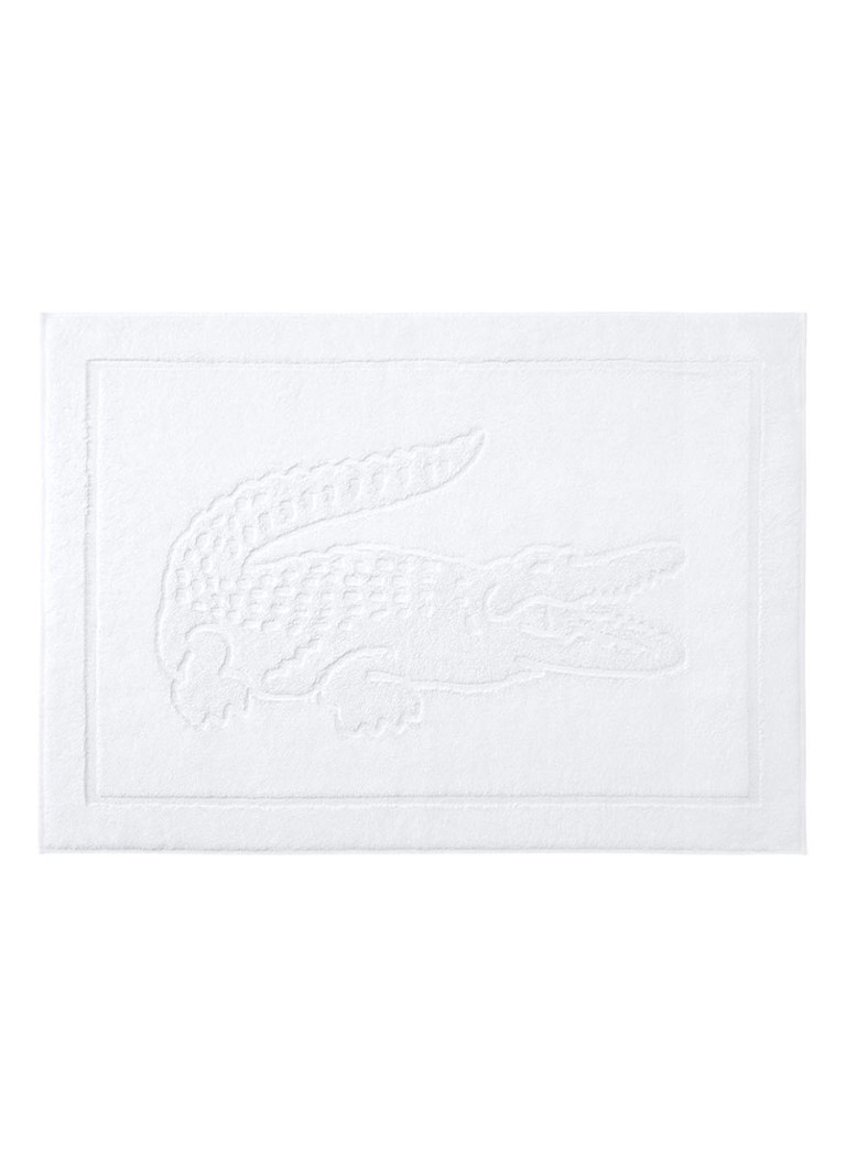 Lacoste L Lacoste Badematte aus Bio-Baumwolle 800 g/m² - 55 x 80 cm