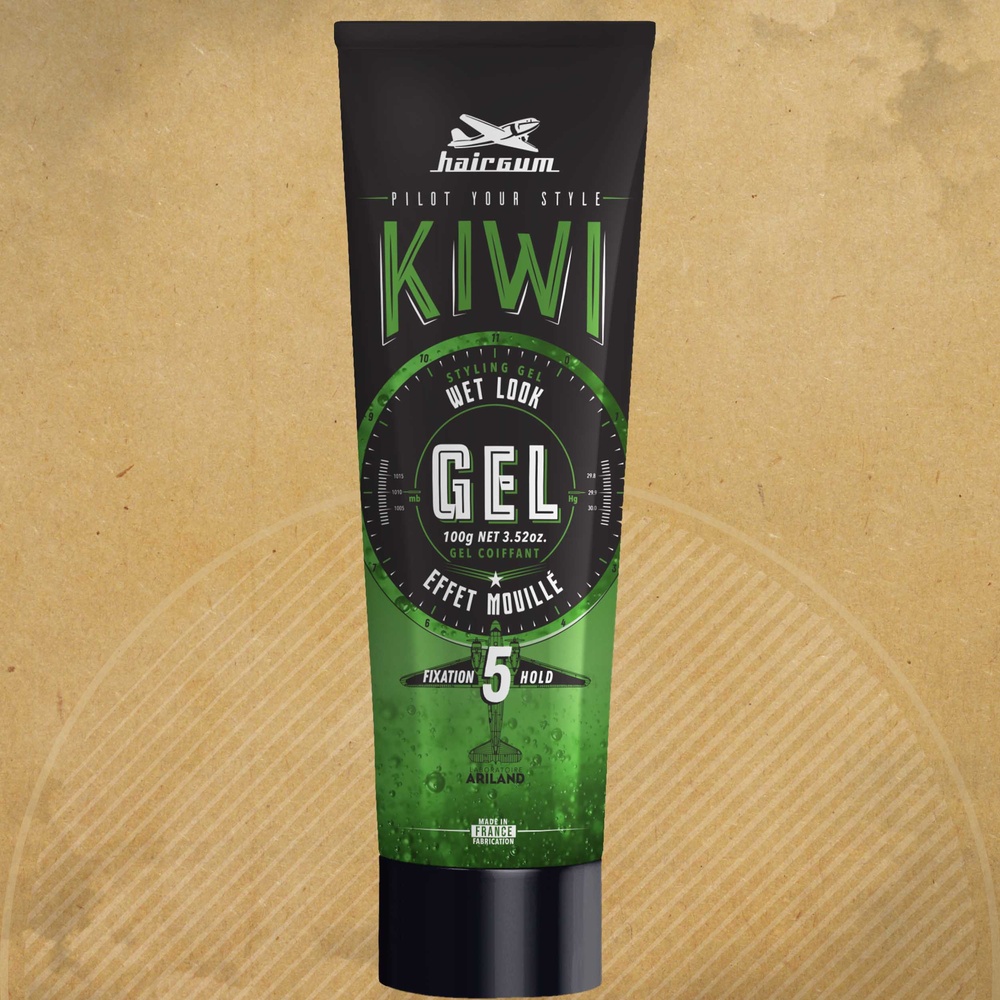 hairgum Gel Fixant Kiwi Produit Coiffant