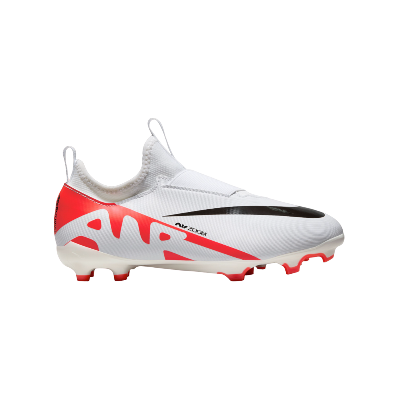 Nike Jr Air Zoom Mercurial Vapor XV Academy FG/MG Kids Rot Weiss Schwarz F600