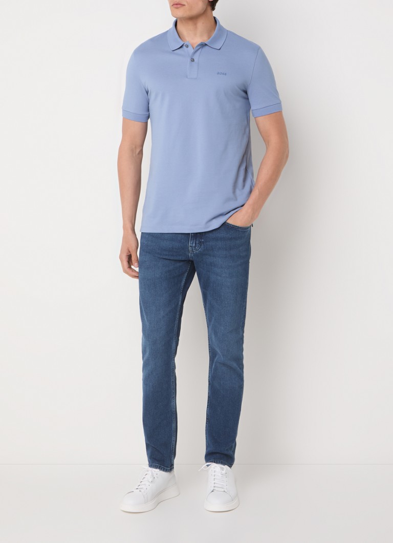 HUGO BOSS H-Delaware Jeansy Slim Fit, Ciemny odcień