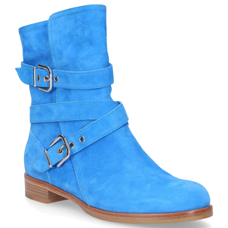 Gianvito Rossi - Stiefel GN7003 Veloursleder - blau