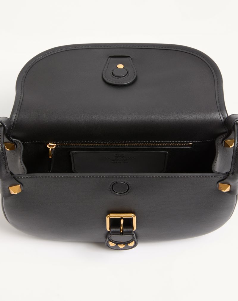 Bolsa de ombro média de couro Valentino Garavani Flâneuse