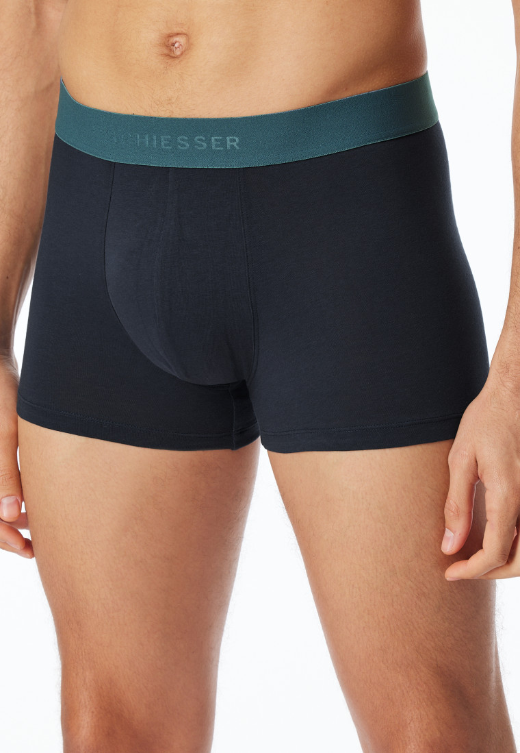 Shorts 3er-Pack Organic Cotton Webgummibund mehrfarbig - 95/5