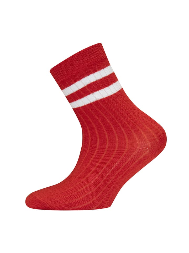 ewers 4er-Set Socken 4er Pack Rippe in rot-weiss-grün-blau günstig kaufen