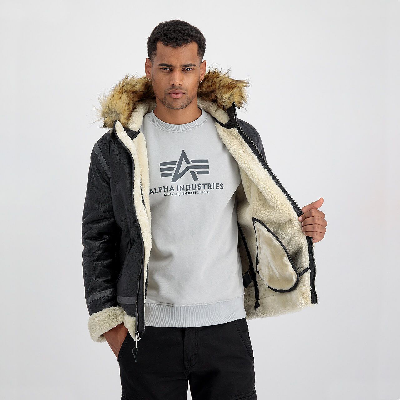 B3 FL Hooded Fliegerjacke