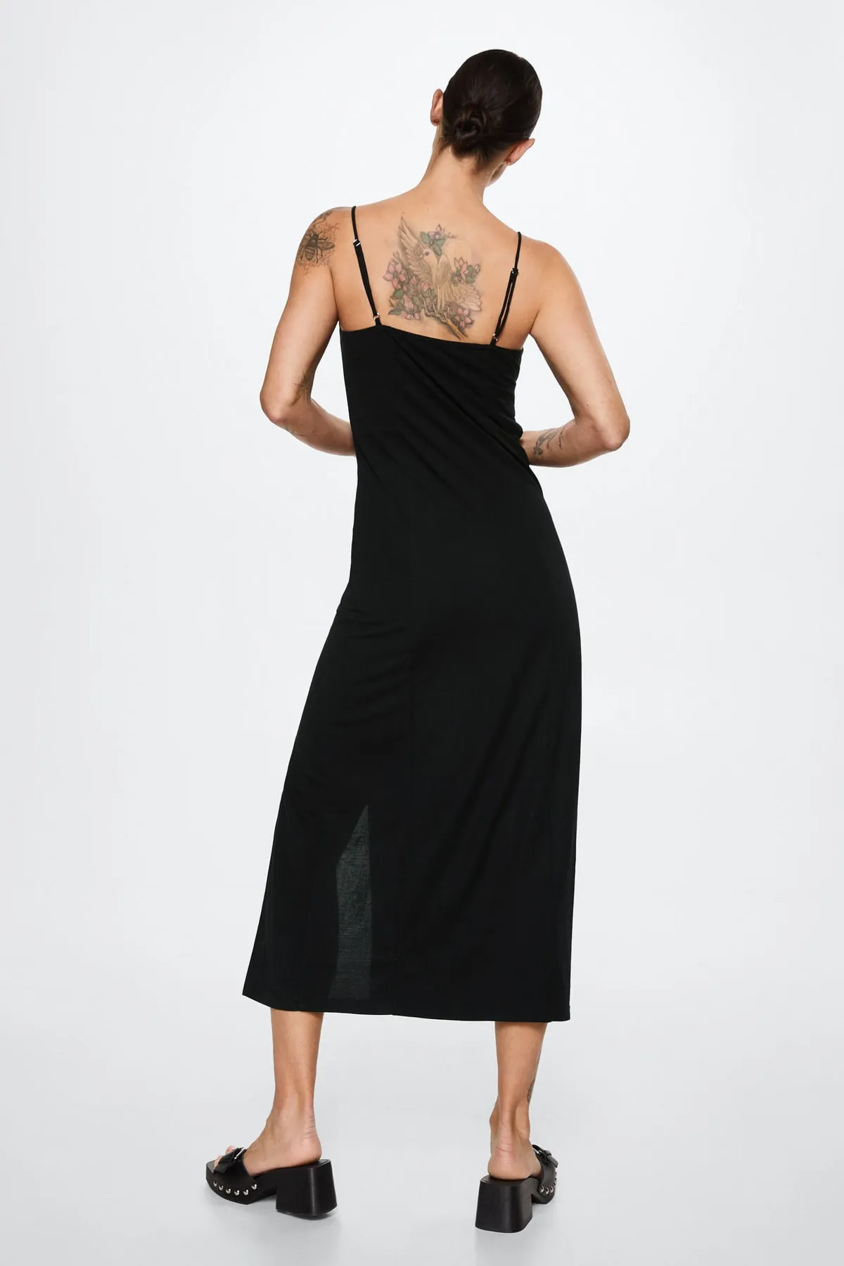 MANGO  Schwarzes Damenkleid 37030456
